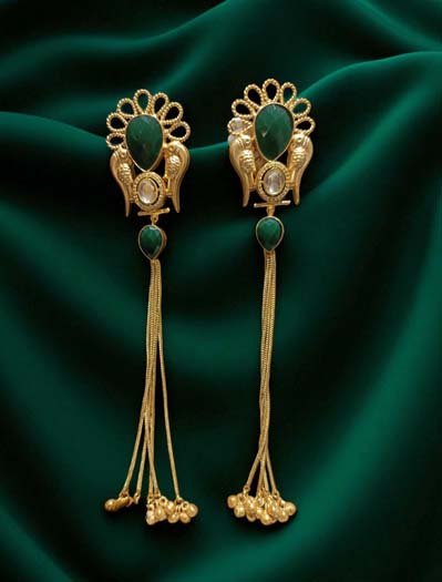 Light Weight Kashmiri Long Earrings