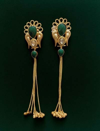 Light Weight Kashmiri Long Earrings