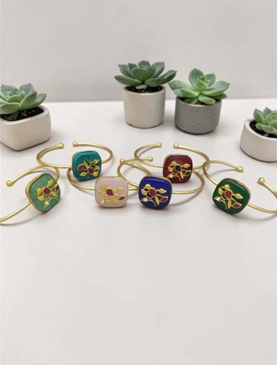 Amrapali Inspired Kada Bracelet