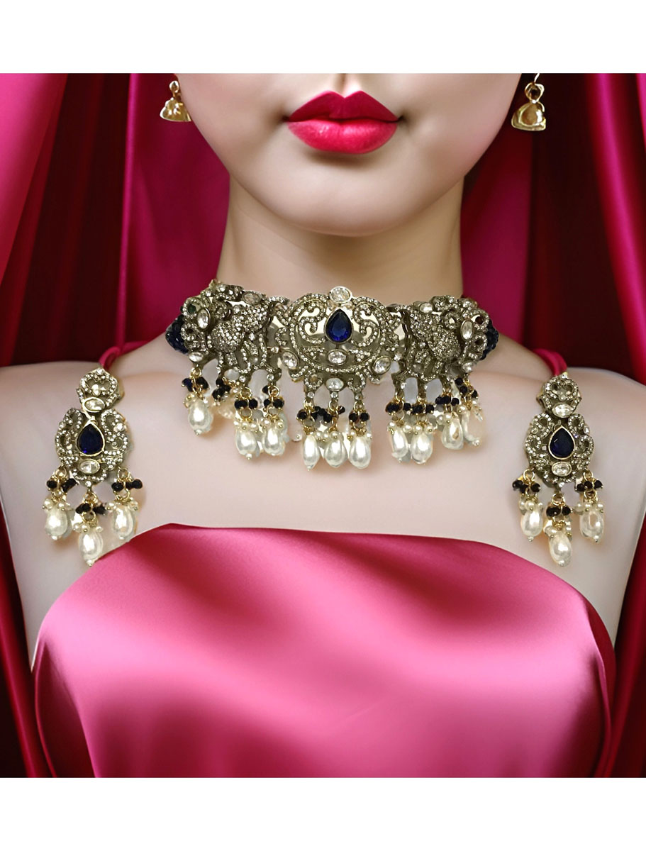 Polki Kundan Choker set