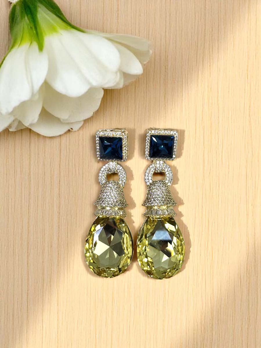 Exquisite Cushion Cut Swarovski Earrings