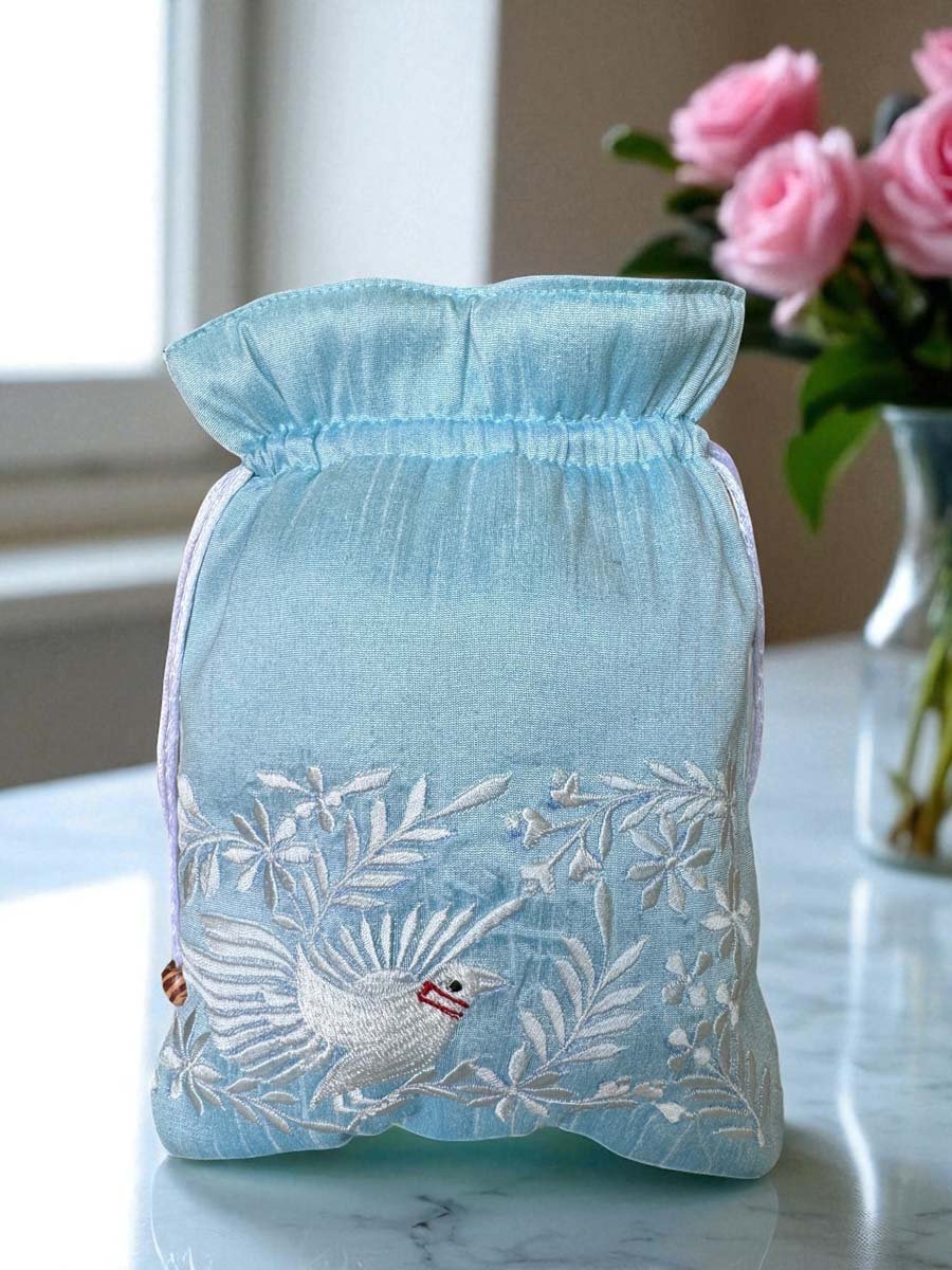 Elegant Embroidered Gifting Potli Bag