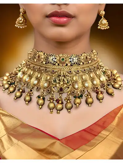 Varalaxmi Antique Choker Set