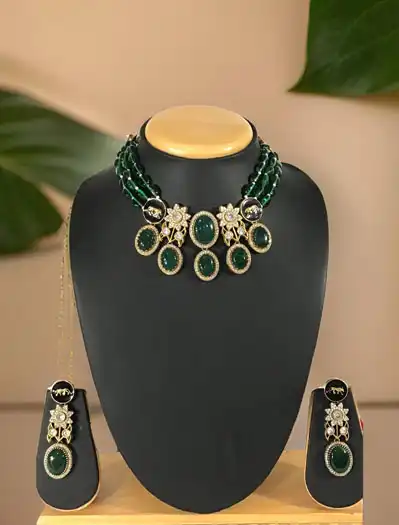 Sabyasachi Inspired Kundan Pearl Choker Set