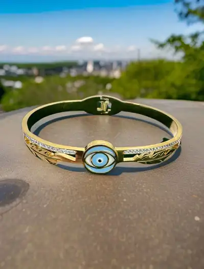 Evil Eye 18 Karat Gold PVD coating Bracelet