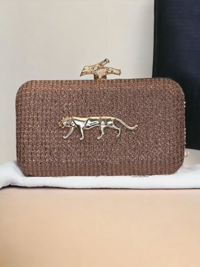 Sabyasachi Inspired Rose Gold Clutch Bag