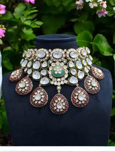 Premium Uncut Kundan Bridal Choker Set