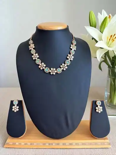 Elegant Premium Kundan Necklace Set