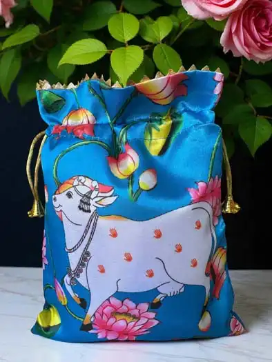 Pichwai Gifting Potli Bag
