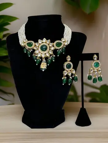 kundan choker set